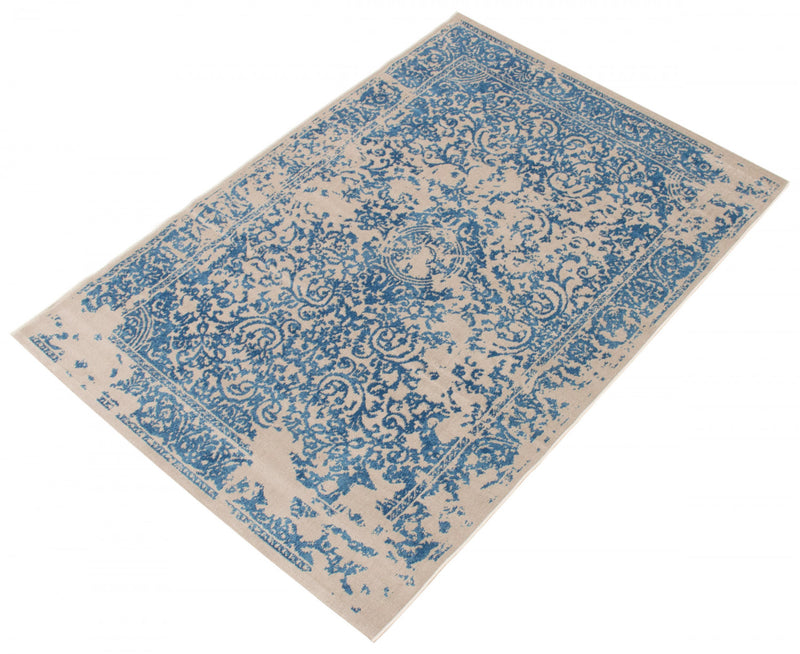 Corinne Blue 4'7\" x 6'7\" Area Rug