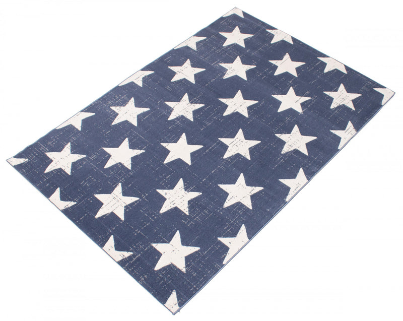 Ira Navy 4'7\" x 6'7\" Area Rug