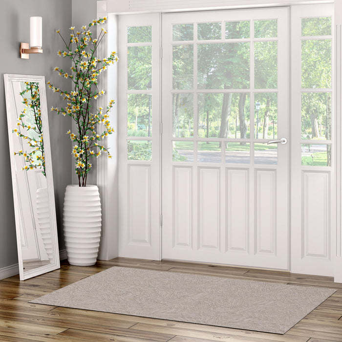 Bellezza Light Grey 2'2\" x 3'0\" Area Rug
