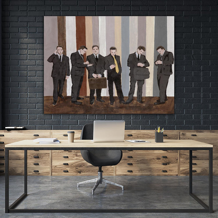 \"Conference Break\" Giant Art 72x54 Wall Art