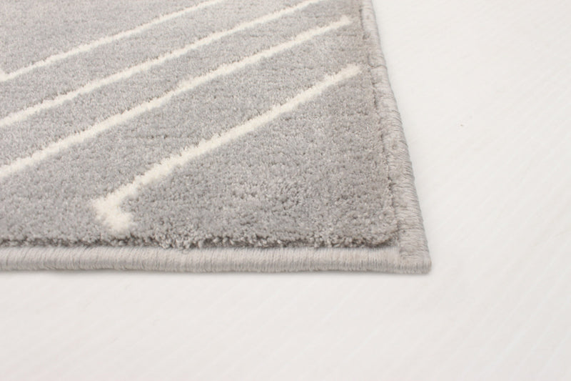 August Geod Grey-White 6'7\" x 9'6\" Area Rug