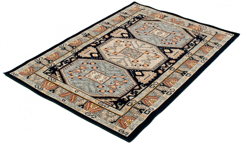 Quincy Navy Blue Area Rug - 7'10\" x 10'2\"