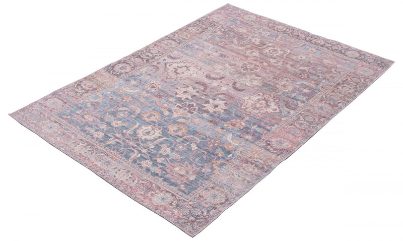 Boann Grey/blue Rug 7'10\" X 10'0\" Area Rug