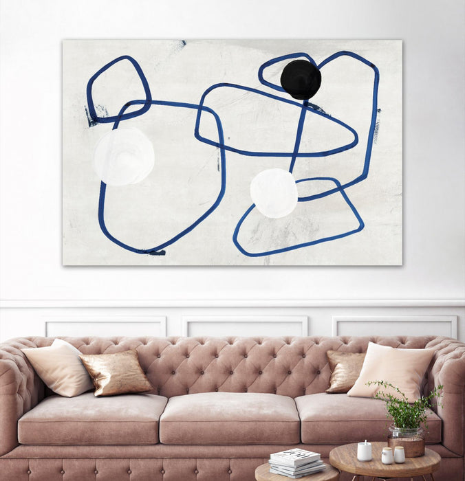 \"Midblue I\" Giant Art 72x48 Wall Art
