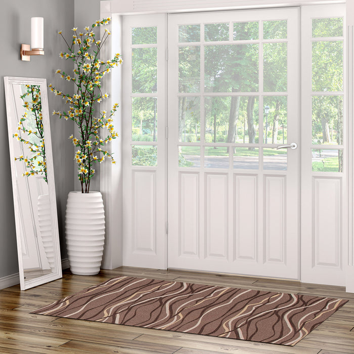 Bellezza Brown 2'2\" x 4'0\" Area Rug