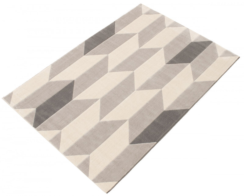 Zima Grey 5'3\" x 7'7\" Area Rug