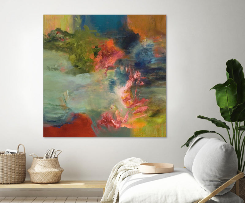 \"Midcenttury Flight\" Giant Art 54x54 Wall Art