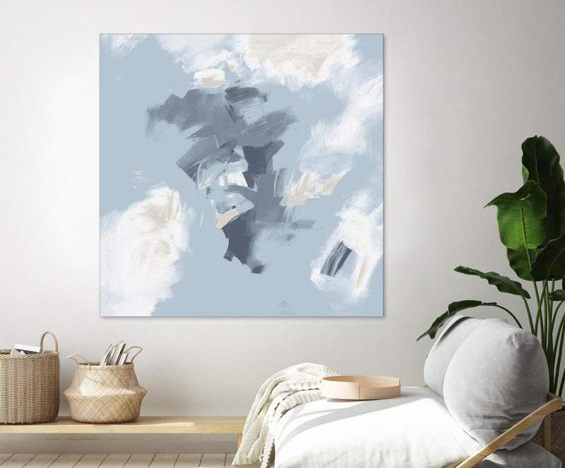 \"Peaches And Cream Ii\" Giant Art 72x72 Wall Art