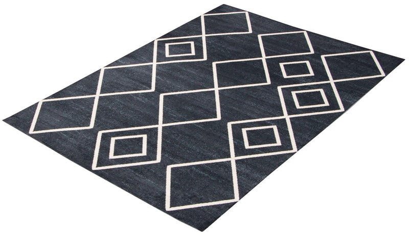 Kenza Blue Machine Washable Area Rug - 8'0\" x 10'0\"