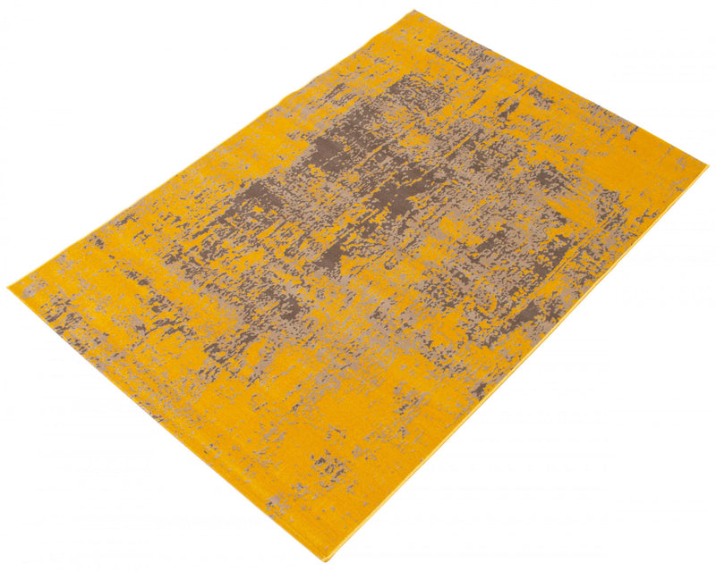 Mariam Yellow 6'7\" x 9'6\" Area Rug