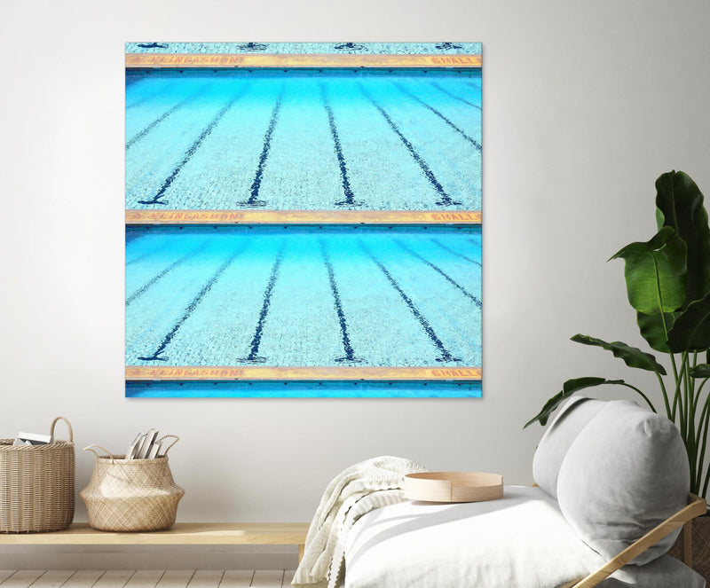 \"Whales Of Time\" Giant Art 54x54 Wall Art
