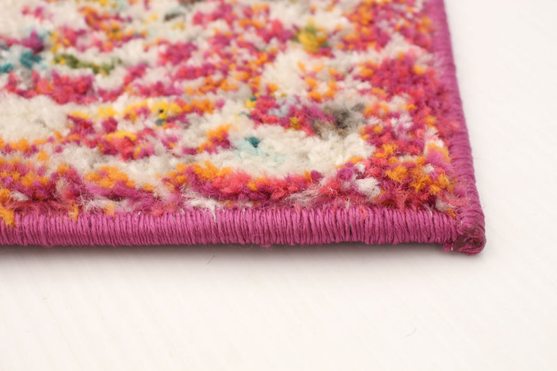 Raina Vintage Rose-Red Area Rug - 2'7\" x 10'0\"