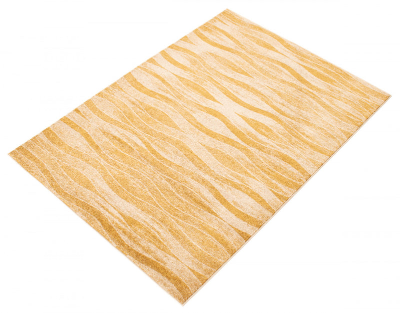 Arusha Ivory / Gold 6'7\" x 9'6\" Area Rug