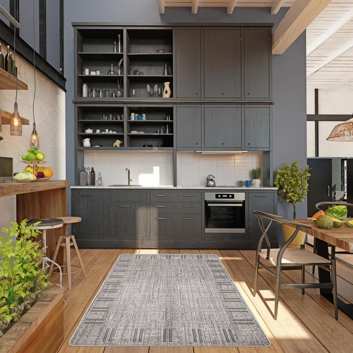 Joni Grey Area Rug - 2'2\" X 6'7\" 