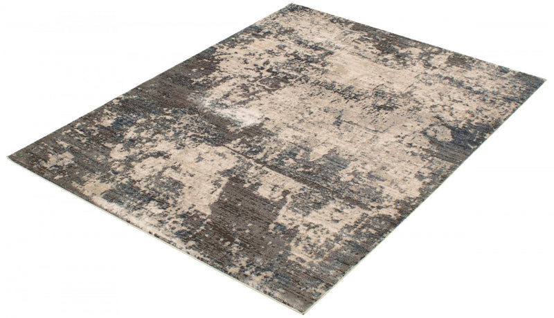 Octavian Abstract Ivory Area Rug - 5'3\" x 7'3\"