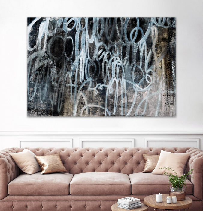 \"Skip The Small Talk\" Giant Art 72x48 Wall Art