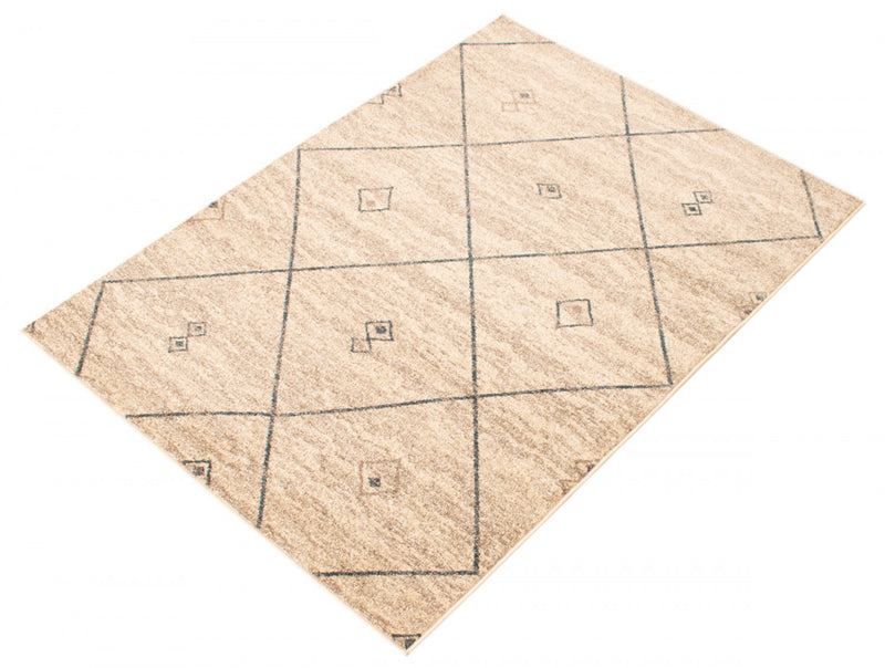 Grande Ivory-Blue 7'10\" x 10'2\" Area Rug