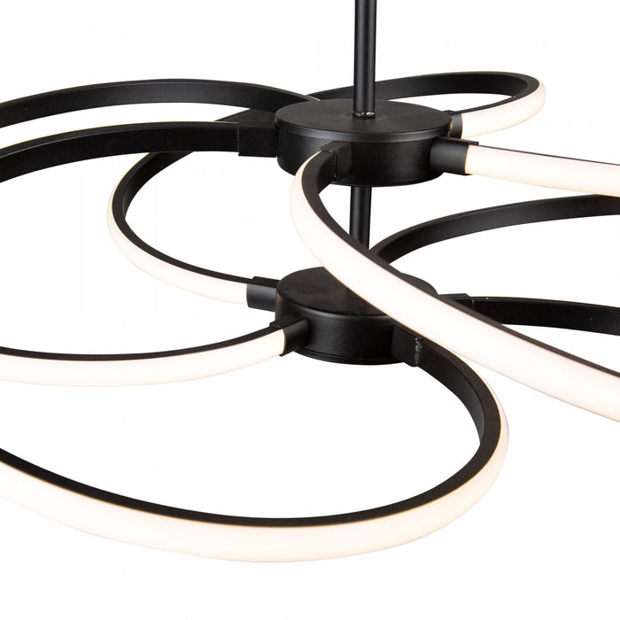 Equinox 40 W LED Black Pendant Light
