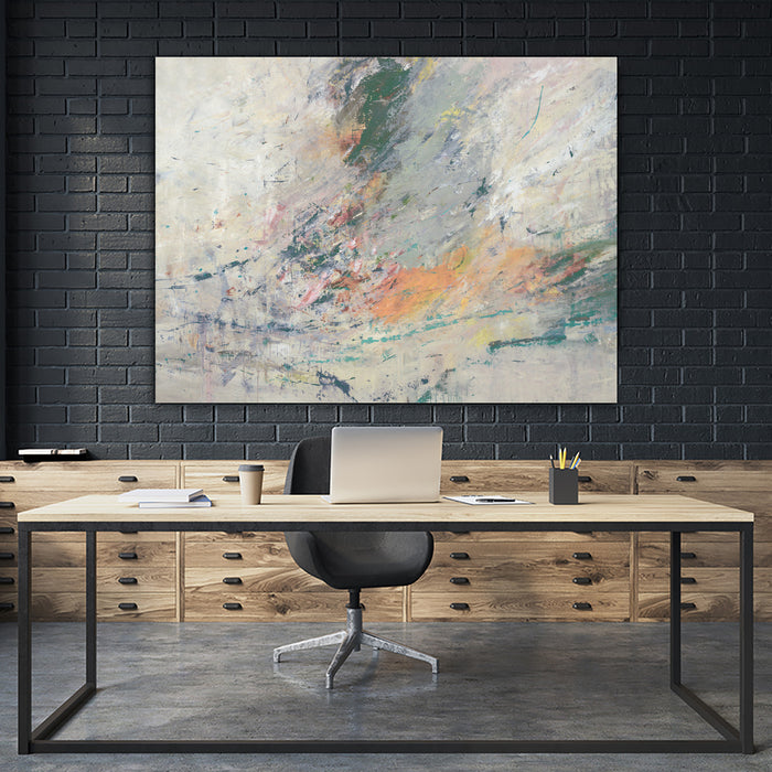 \"A Fabulous Finish Iv\" Giant Art 72x54 Wall Art