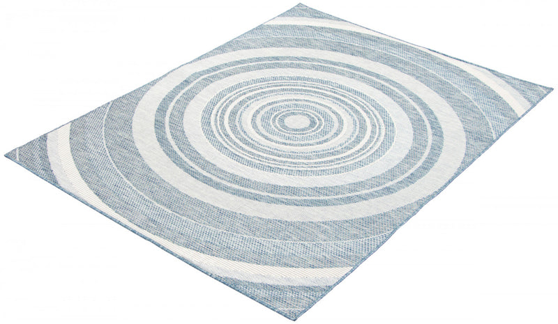 Neisha Modern Blue Rug 5'3\" X 7'3\" Area Rug