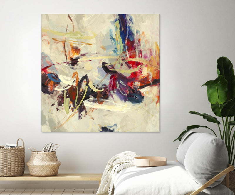 \"Positive Energy Iii\" Giant Art 54x54 Wall Art