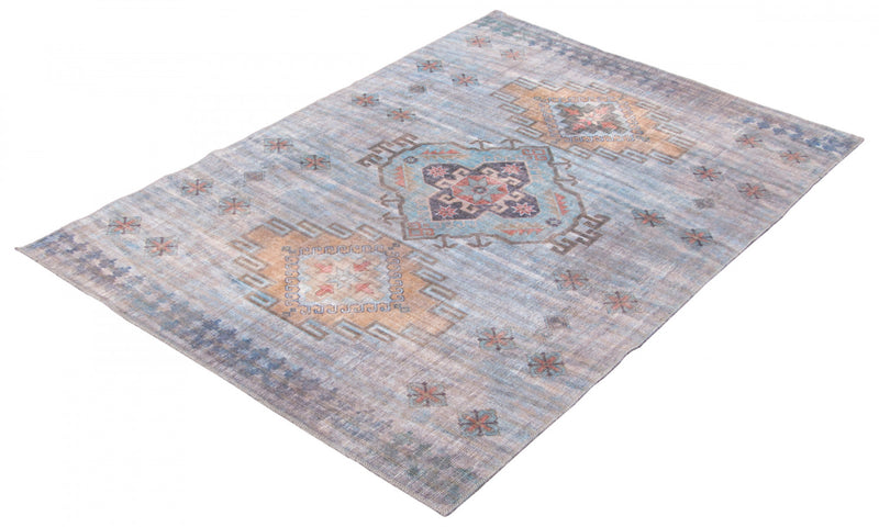 Kashkuli Blue Rug 5'3\" X 8'0\" Area Rug