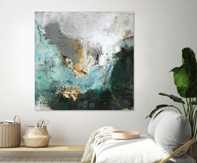 \"Arctic Green\" Giant Art 54x54 Wall Art