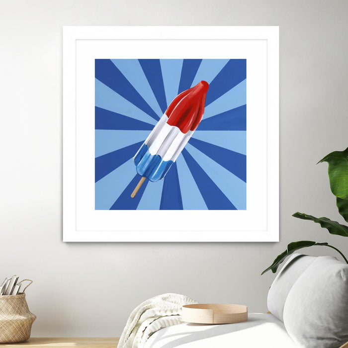 \"Daily Cravings Vi\" Matted and Framed White 36x36 Wall Art
