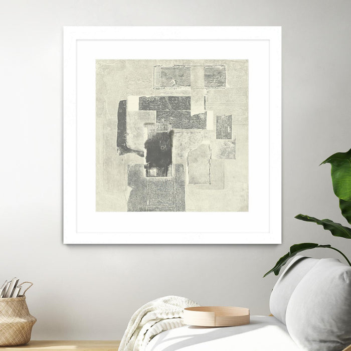\"Camera Obscura\" Matted and Framed White 30x30 Wall Art