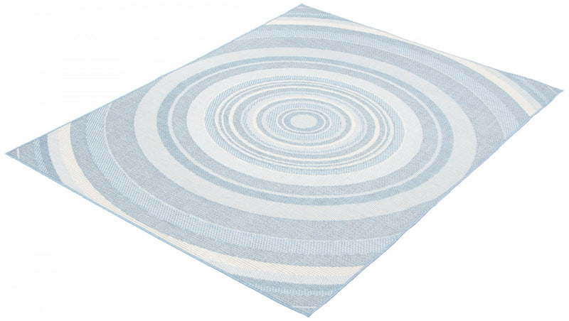 Neisha Modern Light Blue Rug 6'7\" X 9'6\" Area Rug