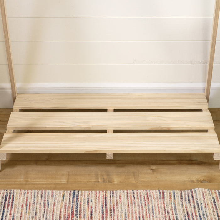 Sweedi Scandinavian Clothes Rack For Kids - Natural Wood