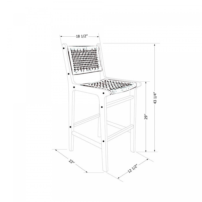 Balka Bar Stool - Black 