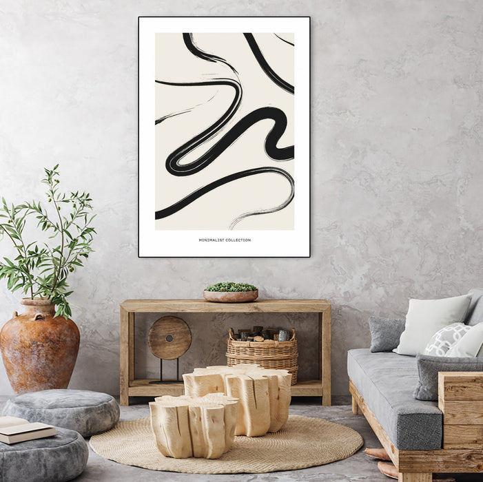 \"Free\" Canvas Framed Black 18x24 Wall Art