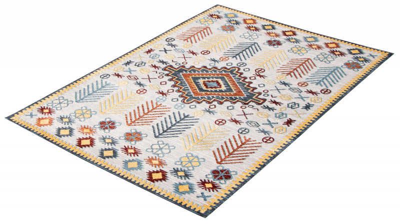 Gypsy Grey Machine Washable Area Rug - 8'0\" x 10'0\"