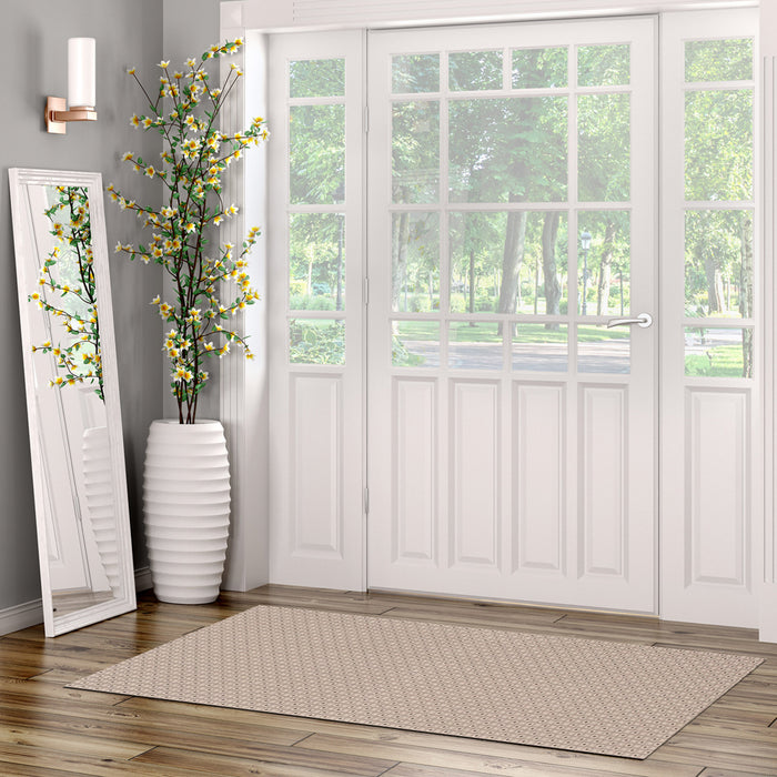 Bellezza Taupe 2'2\" x 4'0\" Area Rug - S of 2