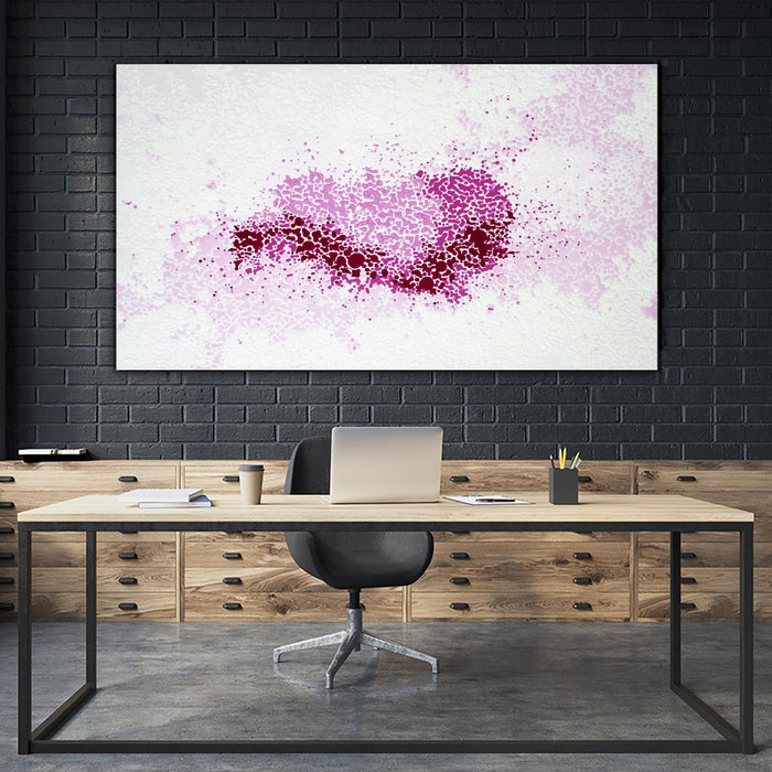 \"Hues Of Quinacridone Violet\" Giant Art 84x48 Wall Art