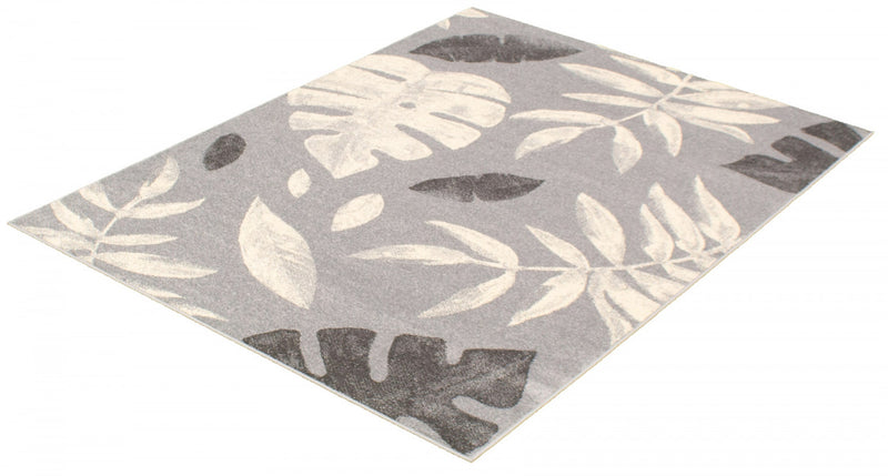 Palta Silver-Anthracite Area Rug - 3'11\" x 5'7\"