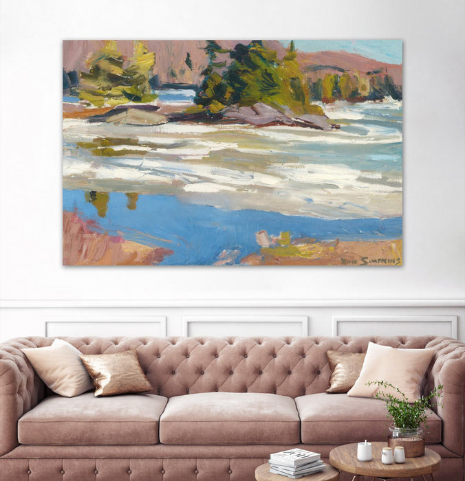 \"Little Running River\" Giant Art 72x48 Wall Art