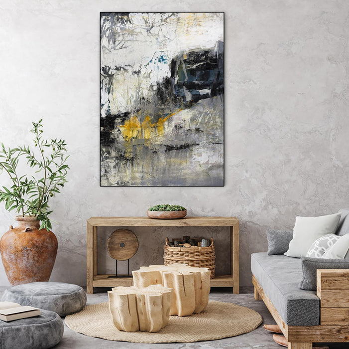 \"The Hike\" Canvas Framed Black 30x40 Wall Art