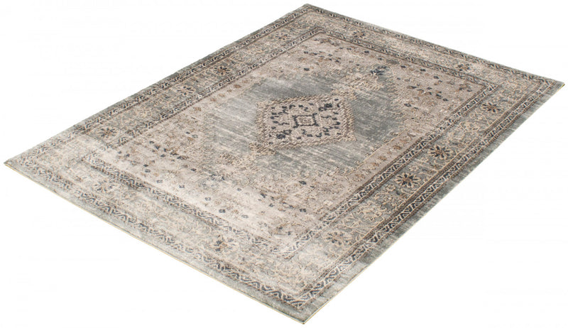 Octavian Bijar Blue Area Rug - 5'3\" x 7'3\"