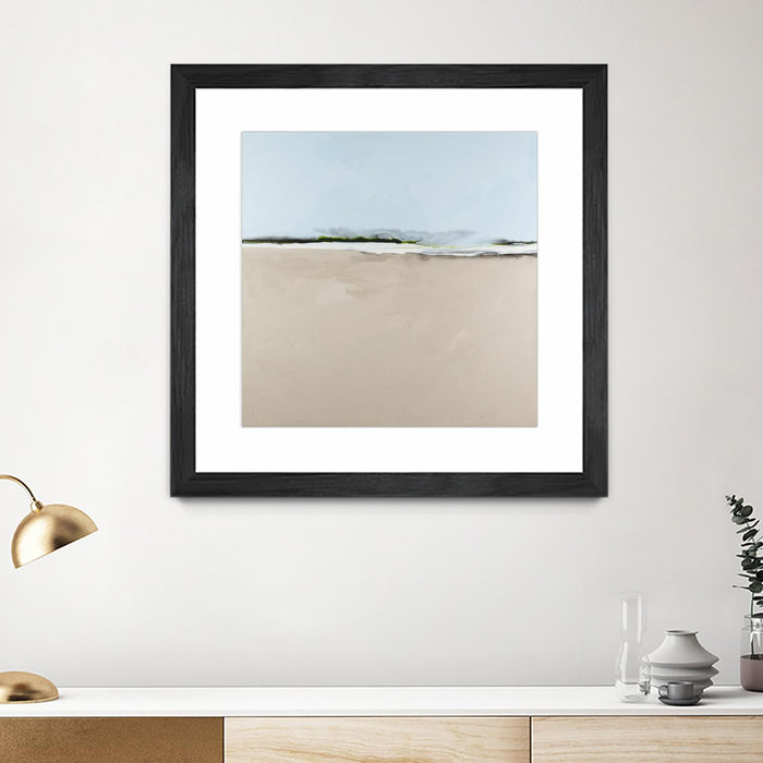 \"Simply Stated\" Matted and Framed Black 36x36 Wall Art