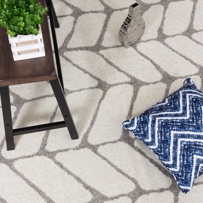 Lav Arco Grey 4x6 Area Rug