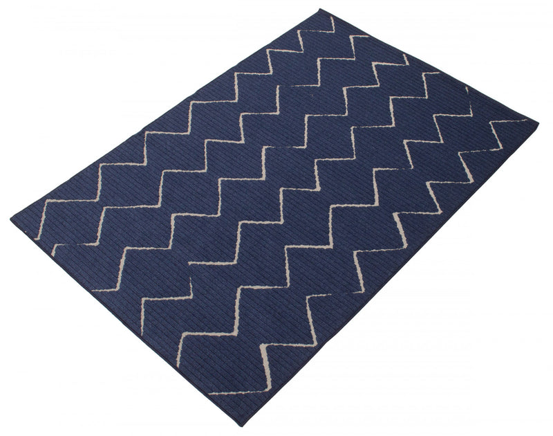 Kimi Blue 5'3\" x 7'7\" Area Rug