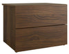 Nordika 2-Drawer Nightstand - Walnut