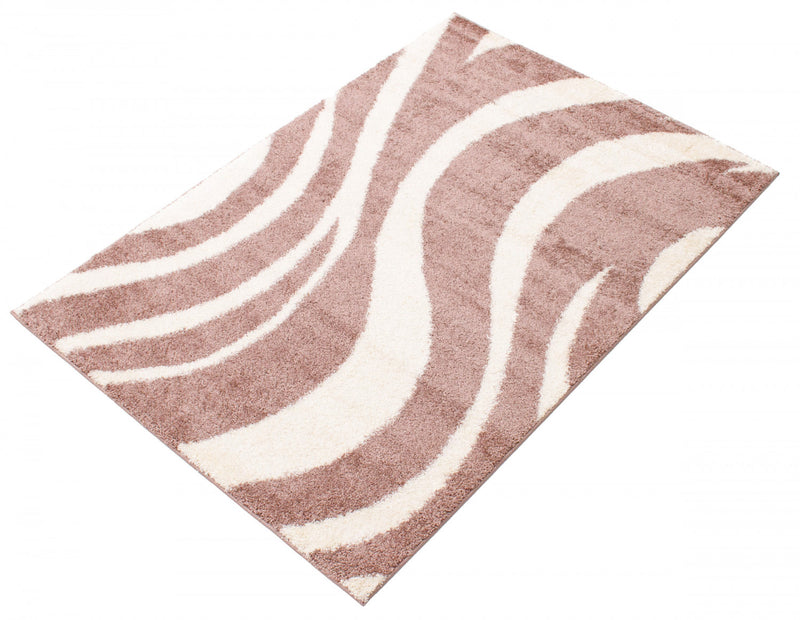 Luci Pink Shag 7'10\" x 10'0\" Area Rug