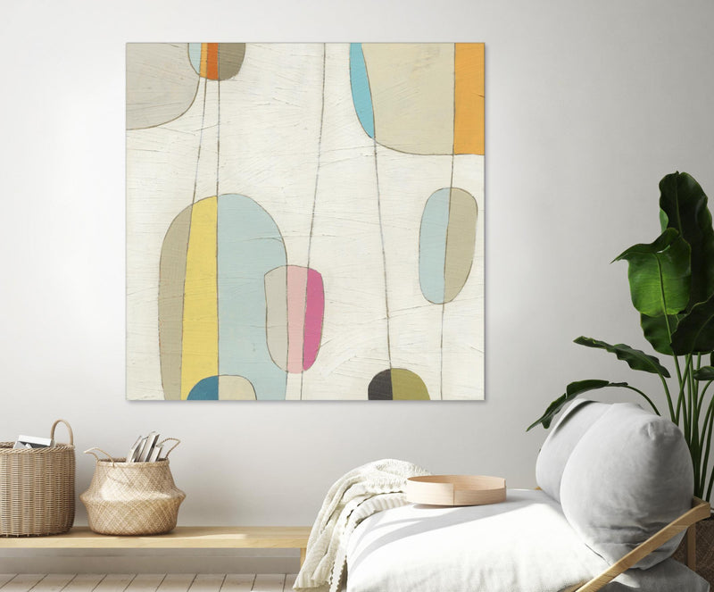 \"Molecular Motion Iv\" Giant Art 72x72 Wall Art