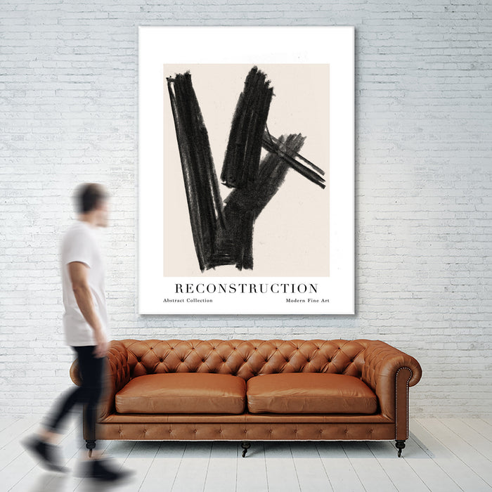 \"Reconstruction\" Giant Art 72x54 Wall Art