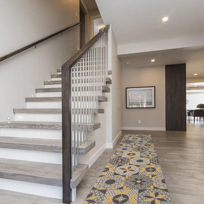 Bellezza Grey 2'2\" x 16'0\" Area Rug