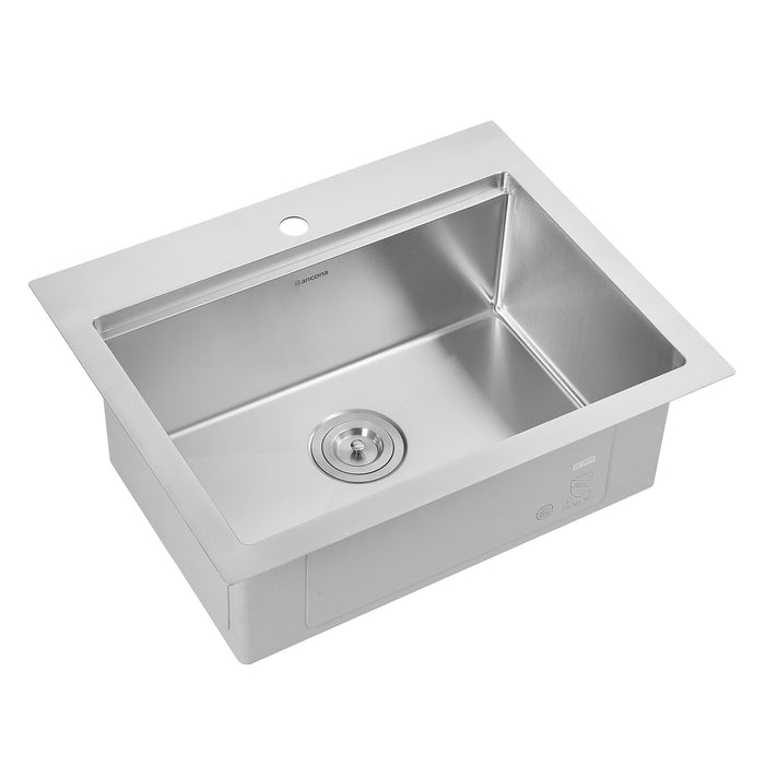 Ancona 25\" Drop-In Workstation Kitchen Sink - AN-3126