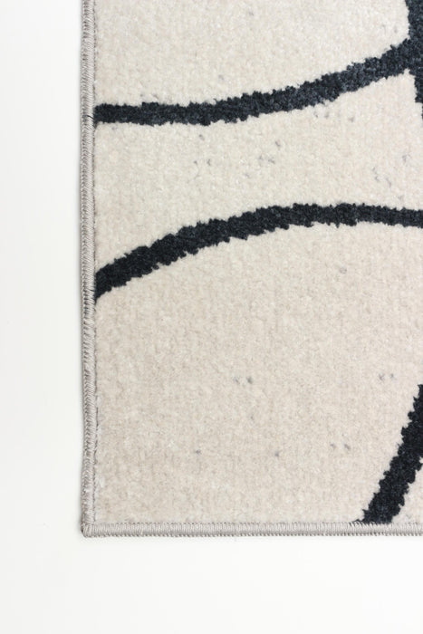 Terali Ivory Machine Washable Area Rug - 3'0\" x 5'0\"